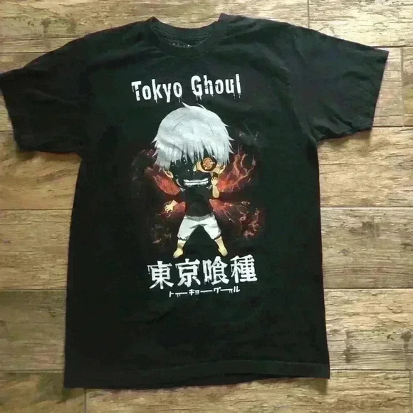 Hot Topic Tokyo Ghoul Black amine t-shirt Medium - Picture 1 of 5